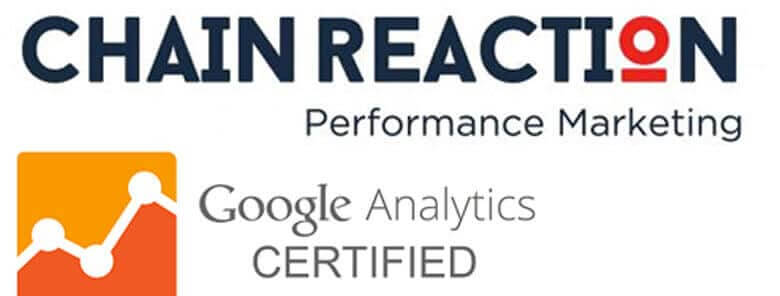 Chain Reaction; The First Local Company to Become Google Analytics Certified