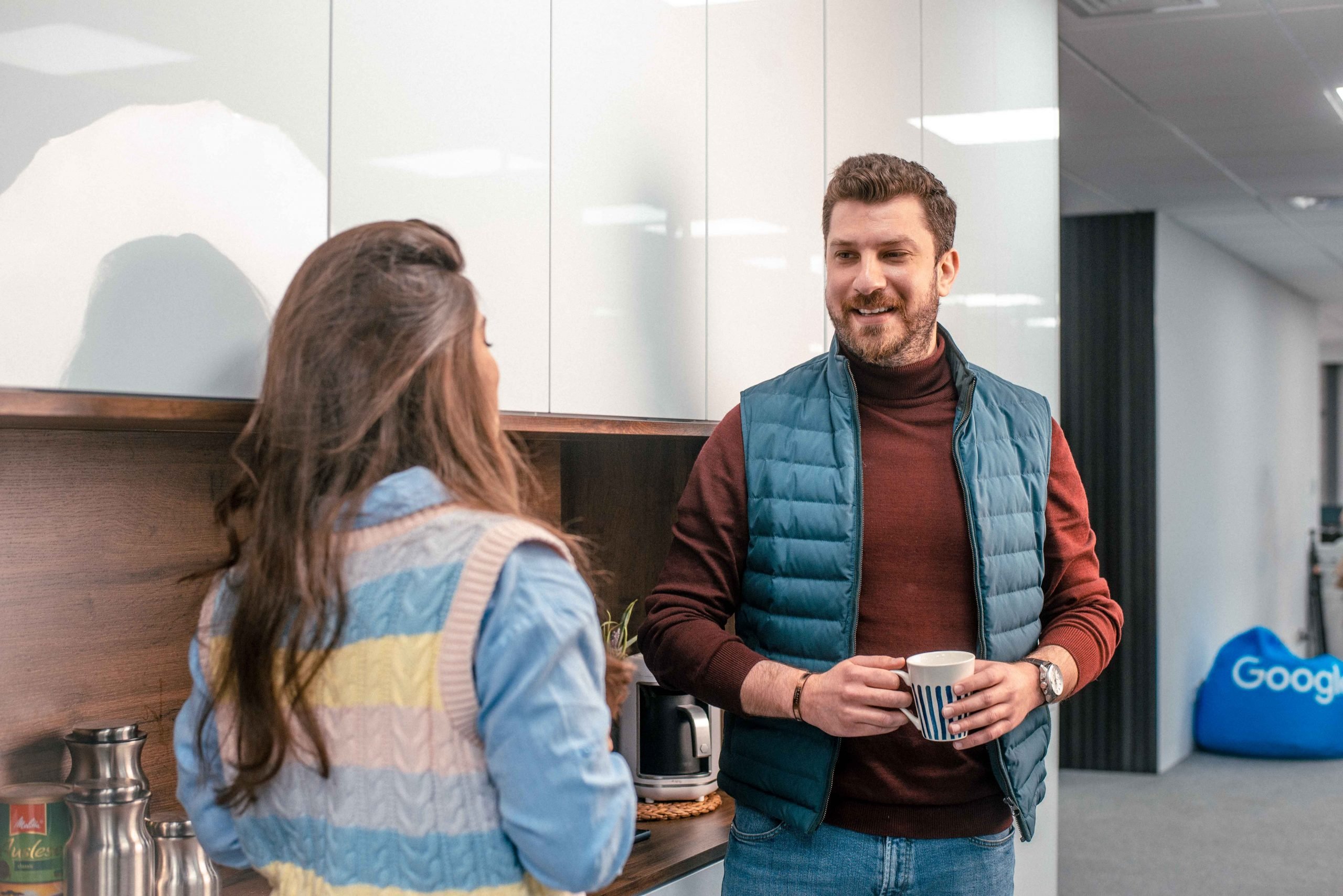 Coffee Break at Chain Reaction Office