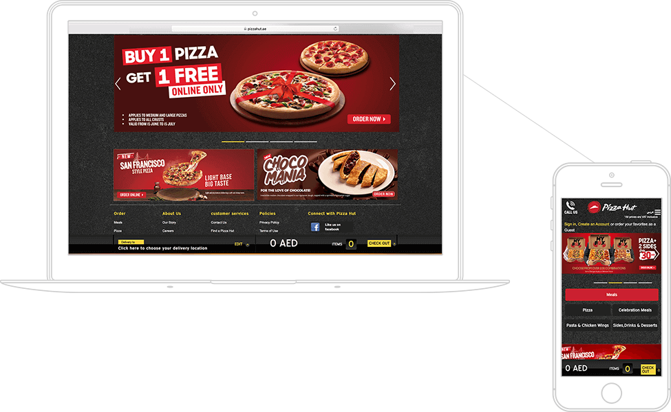 Pizza Hut Website